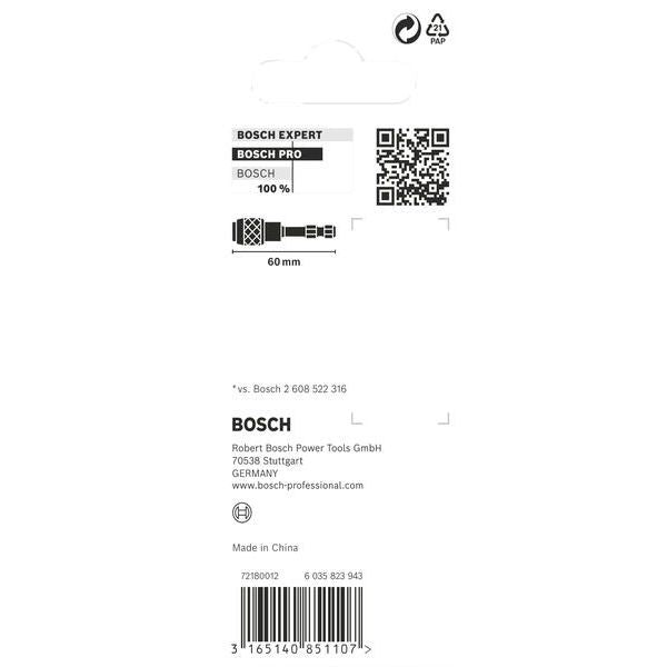 Bosch - Bithalter PRO Quick Change Bit 2608522320 Holder Impact, 60 mm