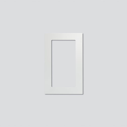Siedle&Söhne - Zubehör/Ersatzteile für Türkommunikation Nachrüstblende Vario VA/NB 611-2/1-0 W Weiß − 1 Stück