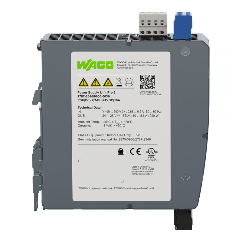 WAGO - Gleichstromversorgung Stromversorgung 2787-2346/000-030 Pro 2,3-phasig