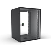 Enoc - Netzwerkgehäuse 19" Basic Wandschrank W3 15-4-S 15HE, 400mm Tief, sw