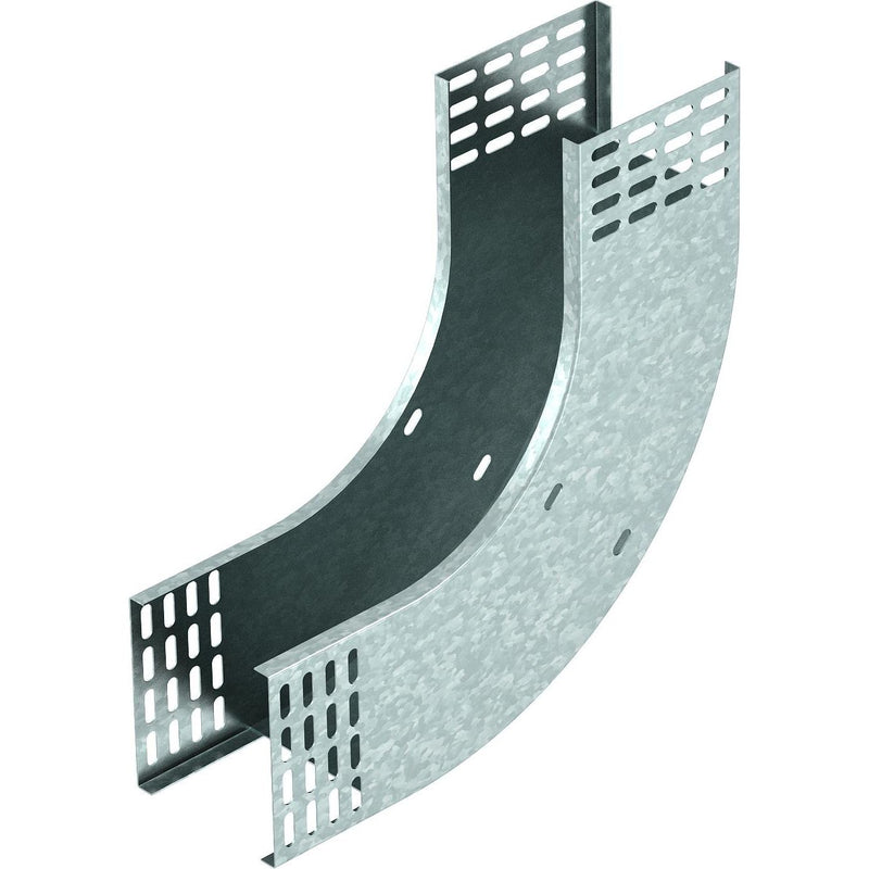 OBO Bettermann - Bogen für Kabelrinne Vertikalbogen RBV 140 S FS 90Grad steigend