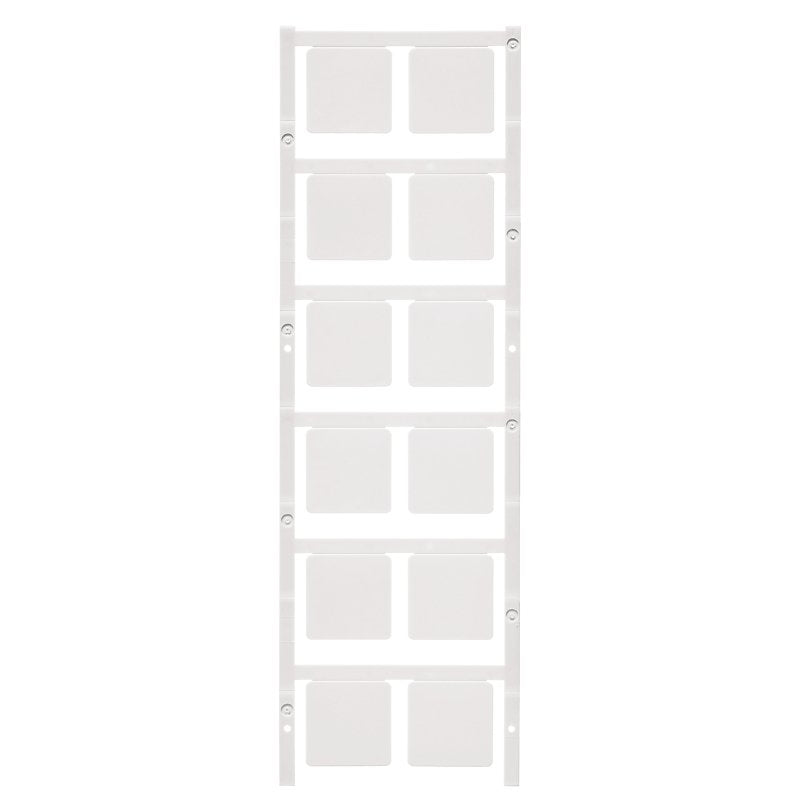Weidmüller - Kennzeichnungsmaterial Gerätemarkierer SM 27/27 Neutral WS − 60 Stück
