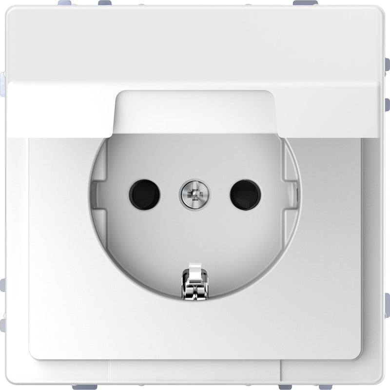 Merten - Steckdose SCHUKO-Steckdose lotosws MEG2310-6035 mit Klappdeckel