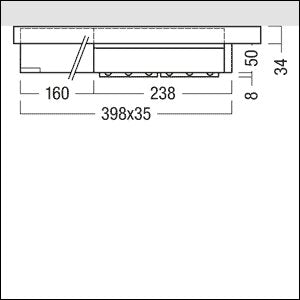 Zumtobel Group - Downlight/Strahler/Flutlicht LED - Wandfluter SUI TG6  #60211071 4000K