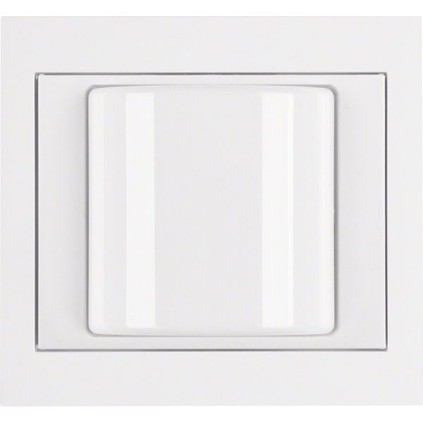 Berker - Behindertenelement für Installationsschalterprogramme Lichtsignal pows/gl 52037009 mit Rahmen