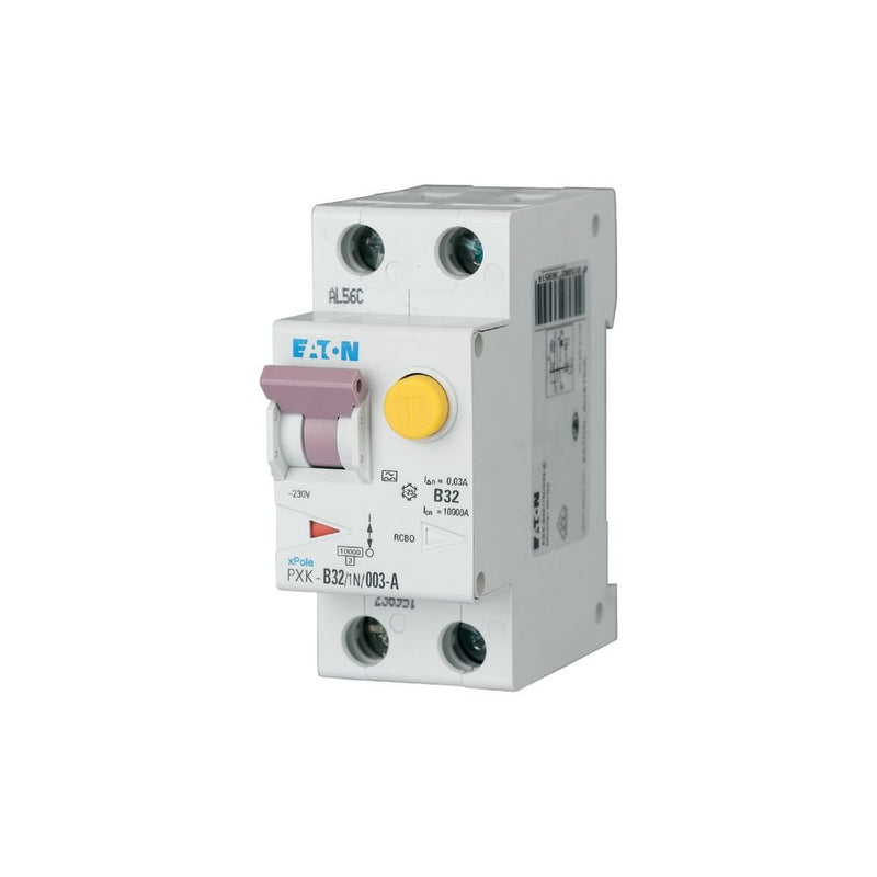 Eaton - Kombination FI-Schalter/Leitungsschutzschalter FI/LS Kombination PXK-C32/1N/03-F 32 A, 300 mA, C