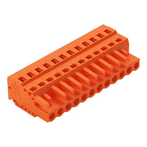 WAGO - Kabelsteckverbinder für Leiterplattensteckverbinder Federleiste 231-312/026-000 12-pol. − 25 Stück