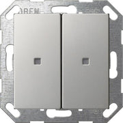 Gira - Bussystem-Tastwippe Taster Wippe 5173600 KNX, 2f, Edelstahl