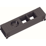 Bachmann - Mehrfachsteckdose Power-Frame-Einsatz 916.061 1xSchutzk. 2xABD