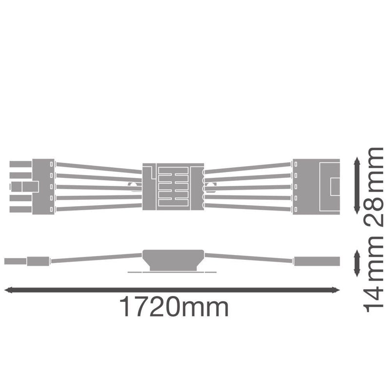 Ledvance - Mechanisches Zubehör/Ersatzteile für Leuchten Durchgangsverdrahtung LN INV#4099854214806 1720mm