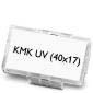 Phoenix Contact - Kabelmarkierungssystem Kabelmarkerträger KMK UV (40X17) transparent, 40x17mm − 50 Stück