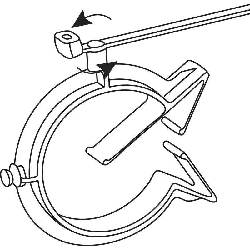 HellermannTyton - Kabelbinder Befestigungsbinder T50SVCOC15-18 2-t. m.Schlauchaufn. − 500 Stück
