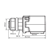 WAGO - Zubehör/Ersatzteile für Steuerungen Adapter M12 Buchse 756-9503/040-000 Zubehör,4-polig