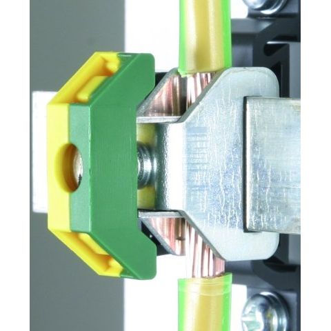 DEHN - Sammelschienenklemme AS-Klemme AK 35 SN 18X3 GG f.Samm.schiene 18x3