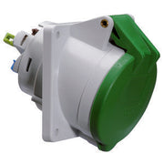 Bals Elektrotech - CEE-Anbausteckdose (IEC 60309) Anbausteckdose geneigt 32A 12872 4p >50V 2h IP44