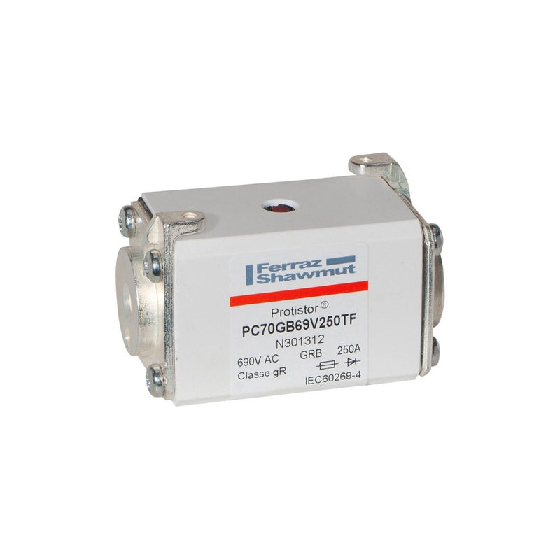 Mersen - HRC-Sicherung Sicherungseinsatz gR PC70GB69V250TF Gr.70 AC690V 250A − 3 Stück
