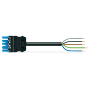 WAGO - Konfektionierte Leitung für steckbare Gebäudeinstallation konfekt. Anschlussleitung 771-9385/167-801 Cca,Buchse,blau