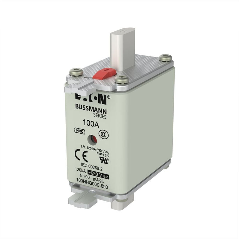 Eaton - Messersicherung Sicherungseinsatz Nieders. 100A69#100NHG00B-690 100A AC 690V 120kA − 3 Stück