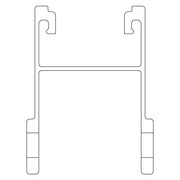 K2 - Solar-Montageprofil Montagesystem Obergurt 2003262 TiltUp Vento 1,60m