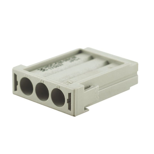 Weidmüller - Kontakteinsatz für Rechtecksteckverbinder Buchsenmodul HDC CM 3 FC 3pol,630V,40A − 10 Stück