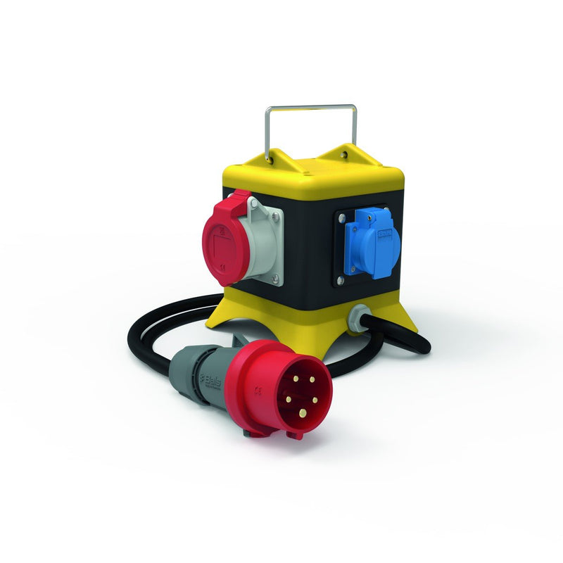 Bals Elektrotech - CEE-Steckdosen-Kombination (IEC 60309) Uni-Block 57255 Vollgummi, tragbar