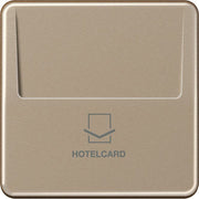 Jung - Abdeckung/Bedienelement für Installationsschalterprogramme Hotelcard-Schalter go brz CD 590 CARD GB-L ohne Taster-Einsatz