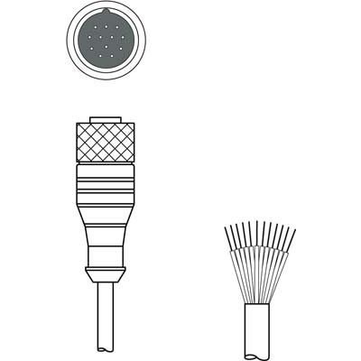 Leuze - Konfektioniertes Sensor-Aktor-Kabel Anschlussleitung KD U-M23-CA-P1-050