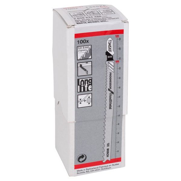 Bosch - Stichsägeblatt PRO Multi Material thick 2608634486 and thin T345XF