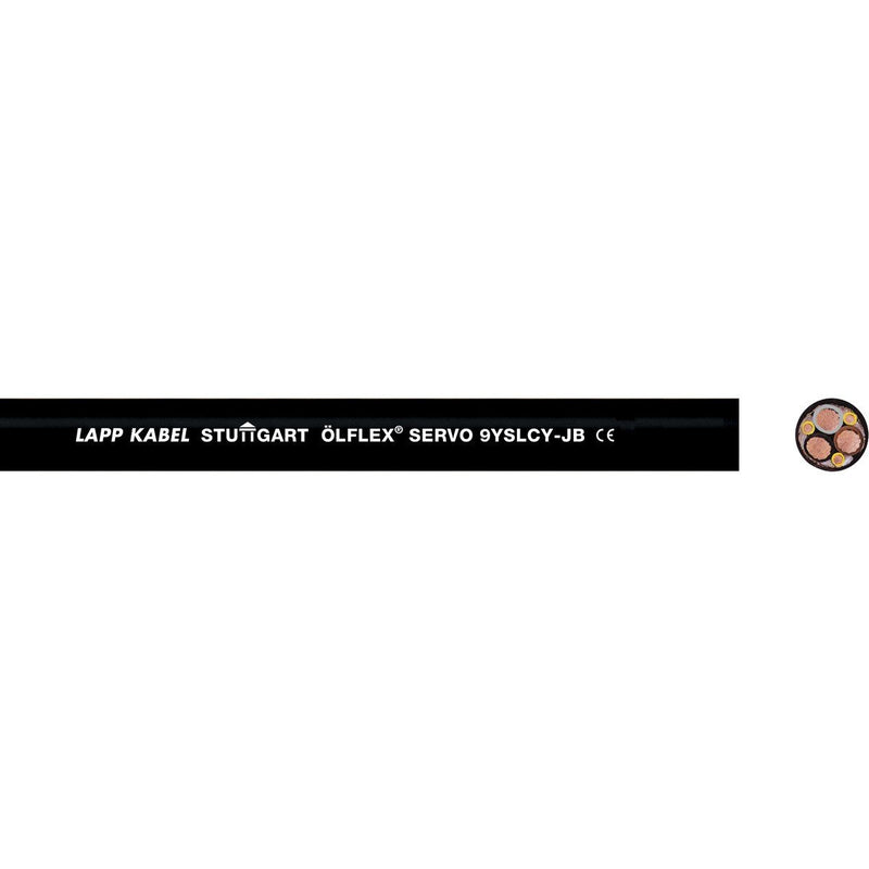Lapp Kabel&Leitung - Energiekabel >= 1 kV, für ortsveränderlichen Einsatz ÖLFLEX SERVO 9YSLCY-JB 0037023 3X50+3G10 BK
