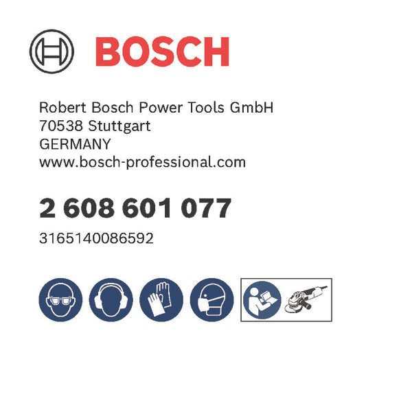 Bosch - Stützteller für Schleifwerkzeug PRO Stützteller, 125 mm, 2608601077 M14, Klettverschluss