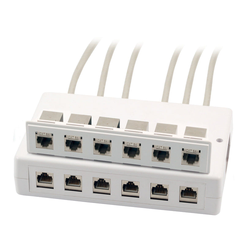 EFB-Elektronik - Kommunikationsanschlussdose Kupfer Industrie Keystone Verteilerbox ET-25174.1 Aufputz 6/12 Port