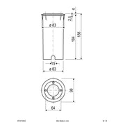 EVN Lichttechnik - Bodeneinbauleuchte mit LM 673210402 IP66