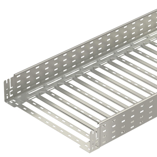 OBO Bettermann - Kabelrinne MKSM gelocht MKSM 150 A2 m. Schnellverbindung − 3 Meter