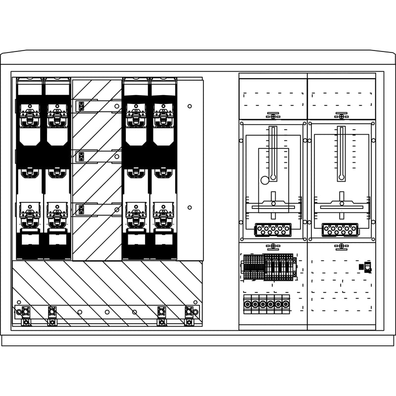 Elsta Mosdorfer - Zähler-Komplettschrank Wandlerschrank Freiluft WS835L.N4.C2201 WS A850-3 N4 L 500A