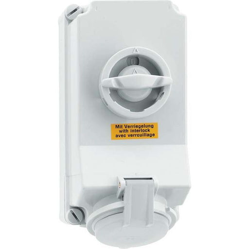 Bals Elektrotech - CEE-Steckdose abschaltbar, abgesichert (IEC 60309) Wandsteckdose abschaltbar 16450 verriegelt 32A 3p