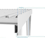 Niedax PV - Photovoltaik-Montagesystem Carport PV-CP-VB-D Verblendung f.Double