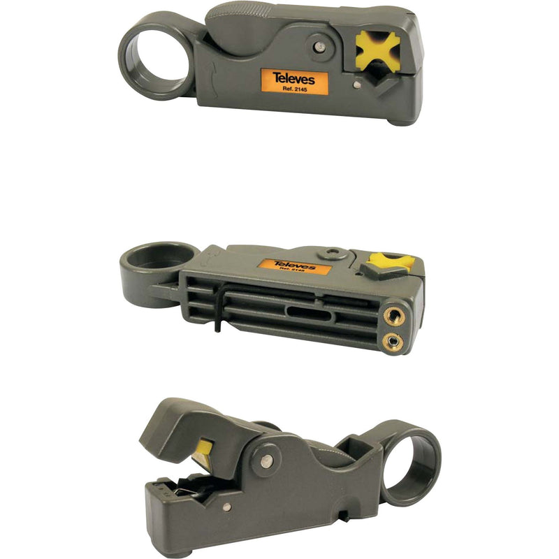 Televes - Abisolier-/Abmantelwerkzeug Kabelabisolierwerkzeug FCS10 f.Crimp/Presstechnik