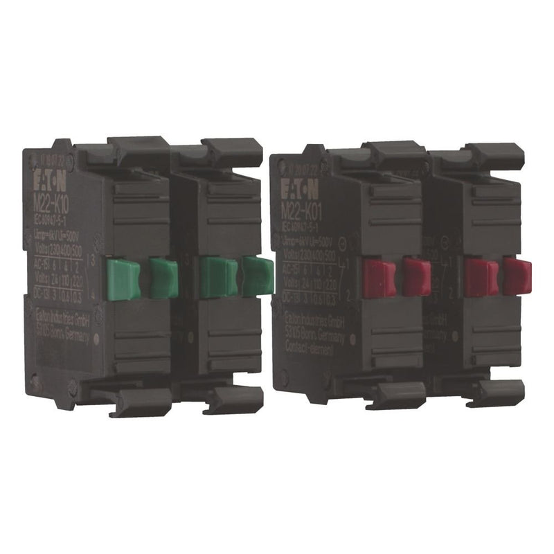 Eaton - Hilfsschalterblock 4 Kontaktelemente M22-2K10-2K01-BVP Frontbefestigung
