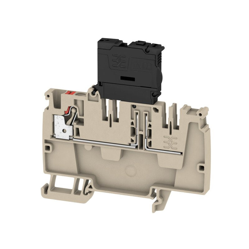 Weidmüller - Durchgangs-Reihenklemme Klemme AAP21 4 FS 10-36V PUSH IN, 4 mm² − 50 Stück