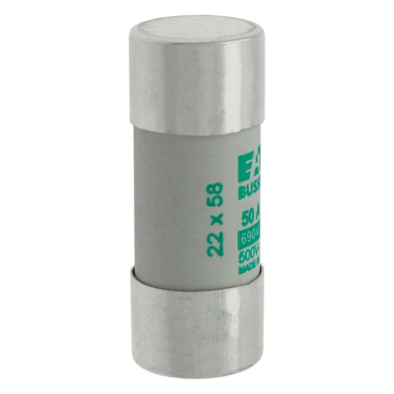 Eaton - Zylindrische Sicherung Sicherungseinsatz Nieders. CYLINDRICA#C22M50 50A AC 690V 80kA − 10 Stück