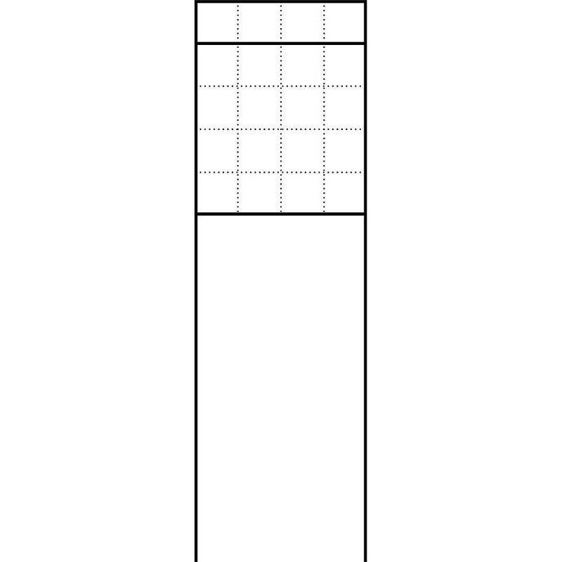 Siedle&Söhne - Kommunikations-Säule Briefkasten m. Standrohren BG/SR 611-4/5-0 AG freist., anthr./gr