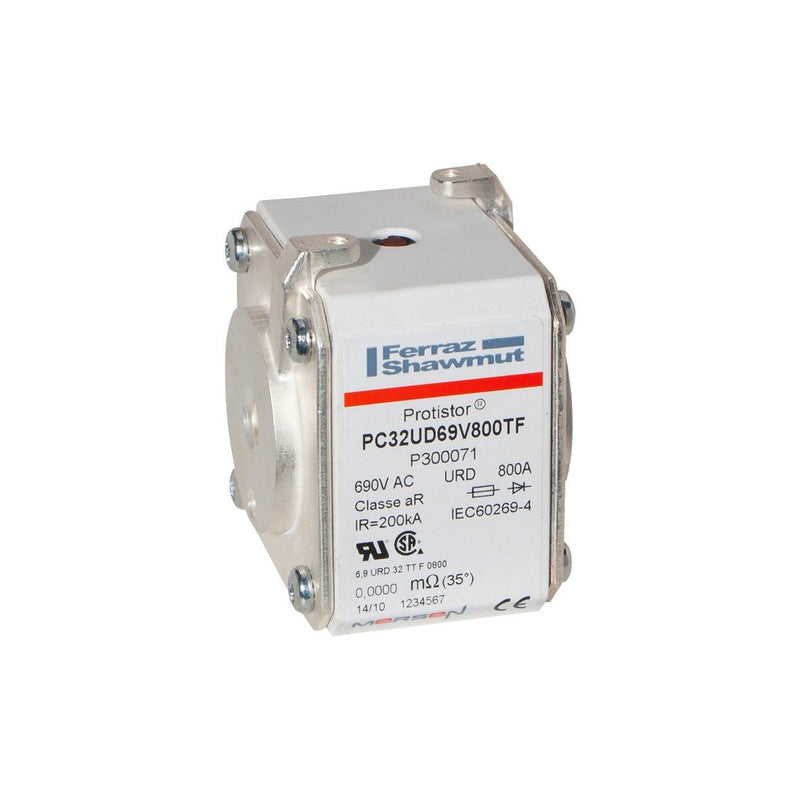 Mersen - HRC-Sicherung Sicherungseinsatz aR PC32UD55V1250A Gr.32 AC550V 1250A − 3 Stück