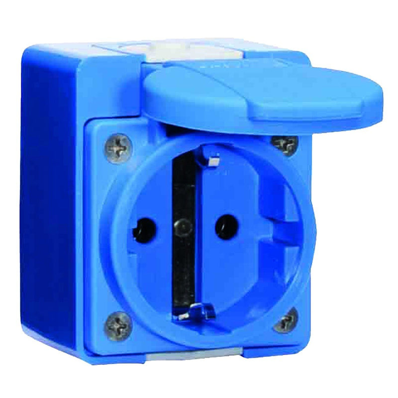 Bals Elektrotech - Schutzkontakt-Anbausteckdose Schutzkont.-Wandsteckdose 724 16A 3p 230V