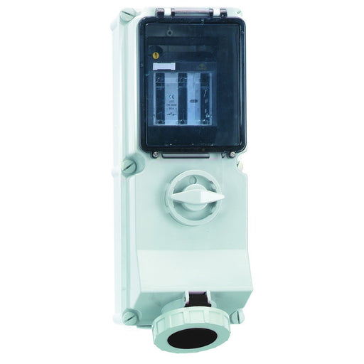 Bals Elektrotech - CEE-Steckdose abschaltbar, abgesichert (IEC 60309) Wandsteckdose abschaltbar 17336 abgesichert 63A 4p