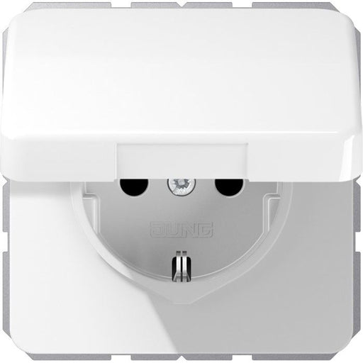 Jung - Steckdose SCHUKO Steckdose CD 1521 BFKL WW 16 A 250 V,alpinweiß
