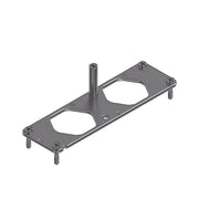 Weidmüller - Zubehör/Ersatzteile für Industriesteckverbinder Montagerahmen Baureihe: HDC 24B H#1103710000 HighPower Baugr. 8  − 1 Stück