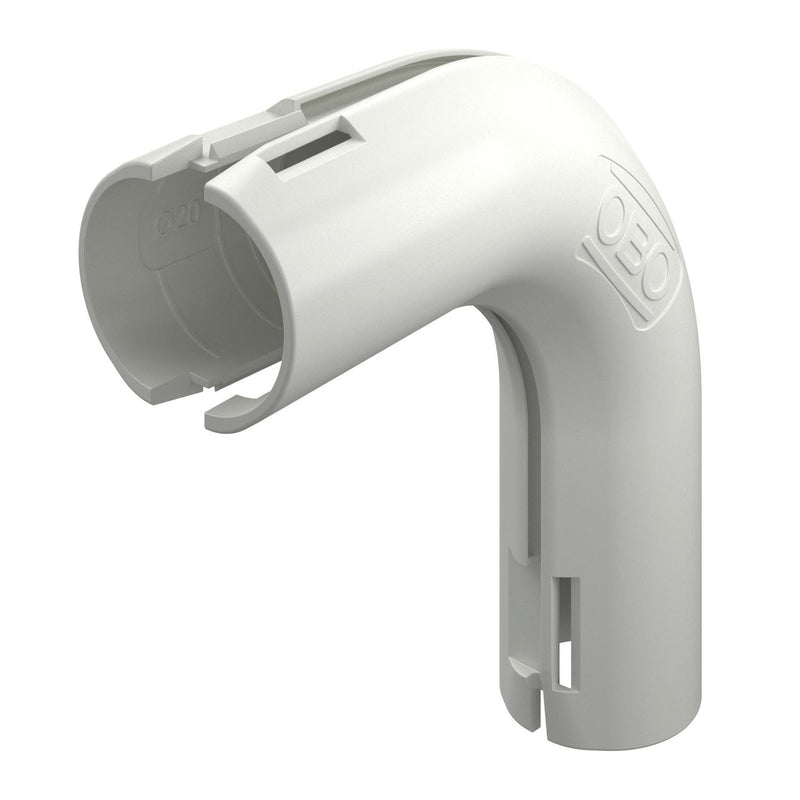 OBO Bettermann - Bogen für Installationsrohre Quick-Pipe-Bogen 3000 BMS M20 RW 90 Grad