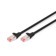 DIGITUS - Patchkabel Kupfer Patchkabel Cat6 S/FTP DK-1644-100/BL LSZH AWG27/7 10m sw
