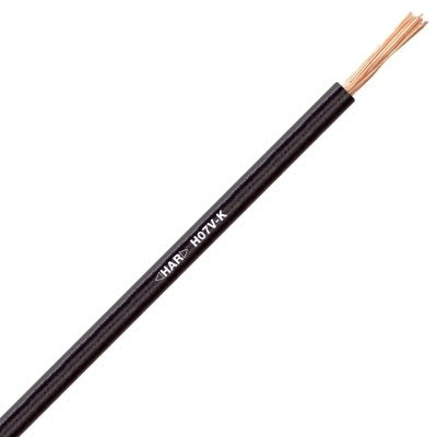 Lapp Kabel&Leitung - Energiekabel < 1 kV, für feste Verlegung H07V-K 1X2,5 WH 4520052S/100 − 100 Meter