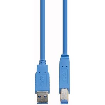 E+P Elektrik - Konfektioniertes A/V-Kabel USB3.0 Verbindungskabel AB CC 302 LOSE 1,5m,blau